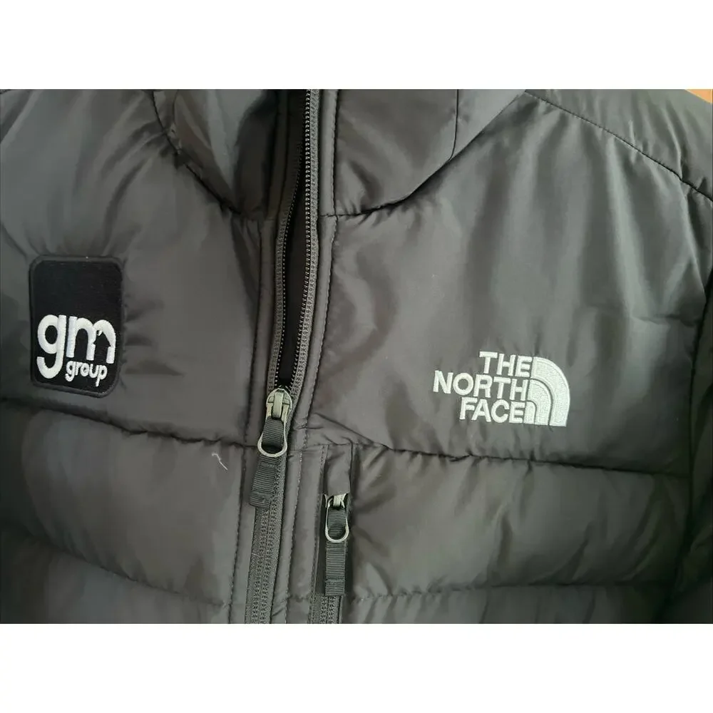 The North Face 550 Down Jacket Black NF0A7V4F4H0 Men's Large NWT Company Logo